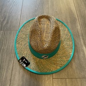 Miami dolphins nfl football new era straw hat